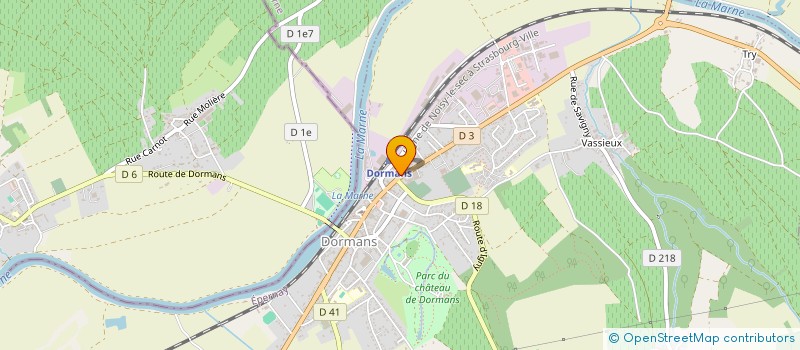 localisation de l'entreprise MADAME PAULINE PIERSON  DORMANS