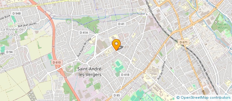 localisation de l'entreprise MADAME PAULINE PIERSON  SAINT-ANDRE-LES-VERGERS