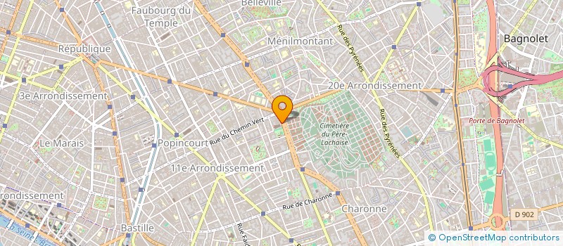 localisation de l'entreprise MADAME PAULINE PIGEOT  PARIS