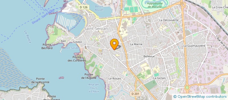 localisation de l'entreprise MADAME PAULINE PINEAU  SAINT-MALO