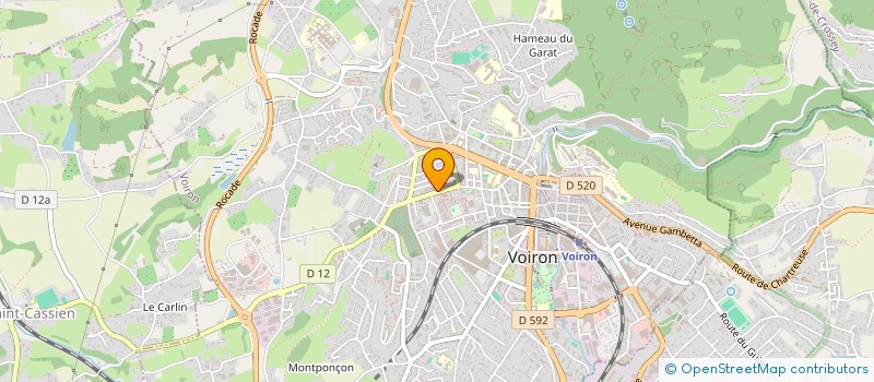 localisation de l'entreprise MADAME PAULINE PISTRE à VOIRON