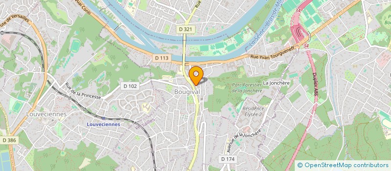 localisation de l'entreprise MADAME PAULINE PITRE  BOUGIVAL