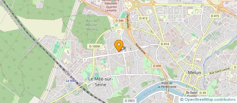 localisation de l'entreprise MADAME PAULINE POGGI  LE MEE-SUR-SEINE