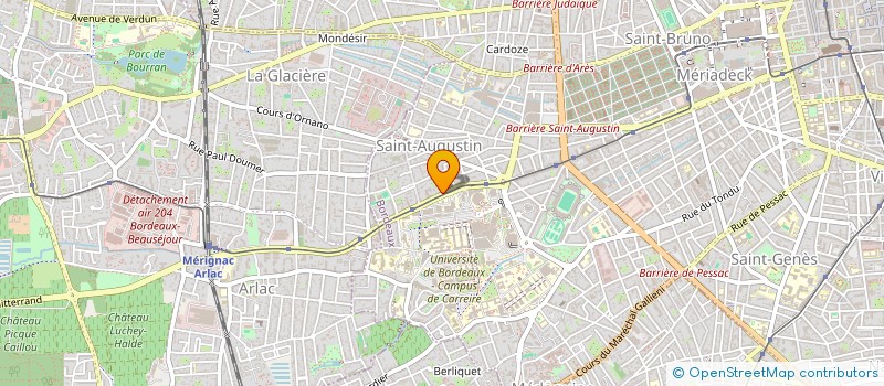 localisation de l'entreprise MADAME PAULINE POIRETTE à BORDEAUX