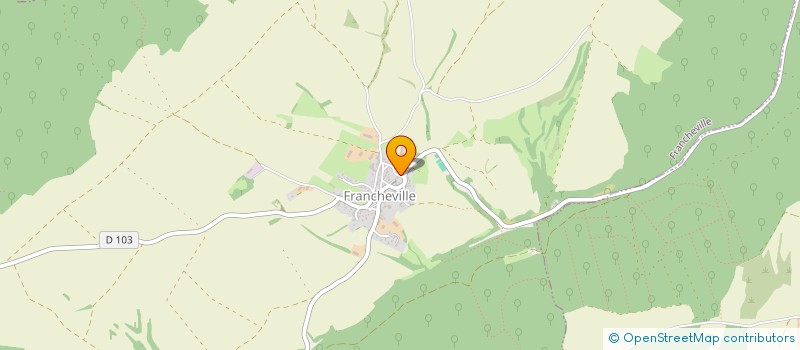 localisation de l'entreprise MADAME PAULINE POIRROTTE  FRANCHEVILLE