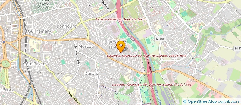 localisation de l'entreprise MADAME PAULINE PRADEL  CORNEBARRIEU