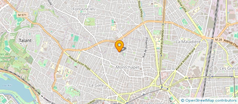 localisation de l'entreprise MADAME PAULINE PRENAT  DIJON