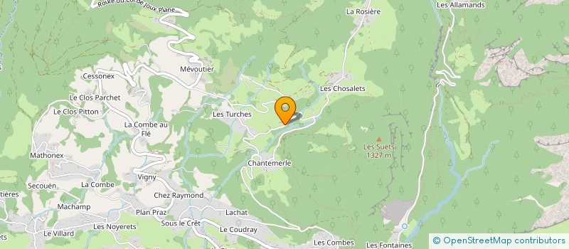 localisation de l'entreprise MADAME PAULINE PRETET  SAMOENS