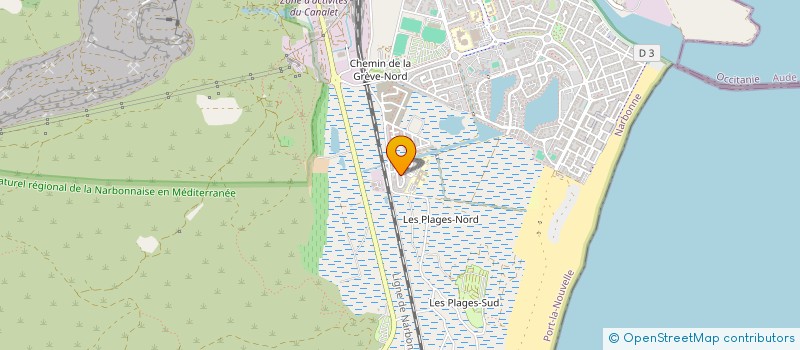 localisation de l'entreprise MADAME PAULINE PRIGENT  PORT-LA-NOUVELLE