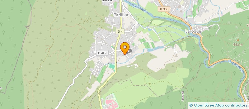 localisation de l'entreprise MADAME PAULINE PRIOL  CAZILHAC