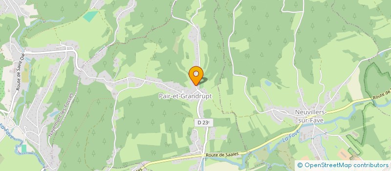localisation de l'entreprise MADAME PAULINE PROVOST  PAIR-ET-GRANDRUPT
