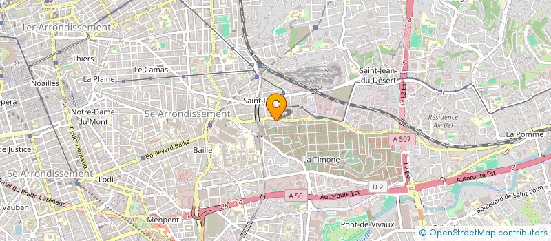 localisation de l'entreprise MADAME PAULINE PROYE à MARSEILLE