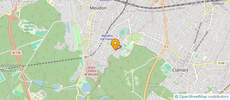 localisation de l'entreprise MADAME PAULINE PRUDENT à MEUDON