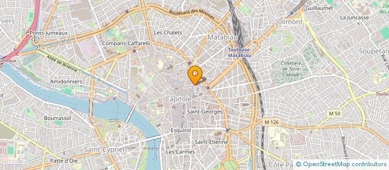 localisation de l'entreprise MADAME PAULINE PUJOL à TOULOUSE