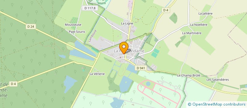 localisation de l'entreprise MADAME PAULINE QUEGUINER à LA FERTE-VIDAME