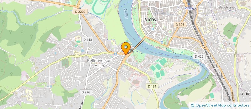 localisation de l'entreprise MADAME PAULINE RABASTE  BELLERIVE-SUR-ALLIER