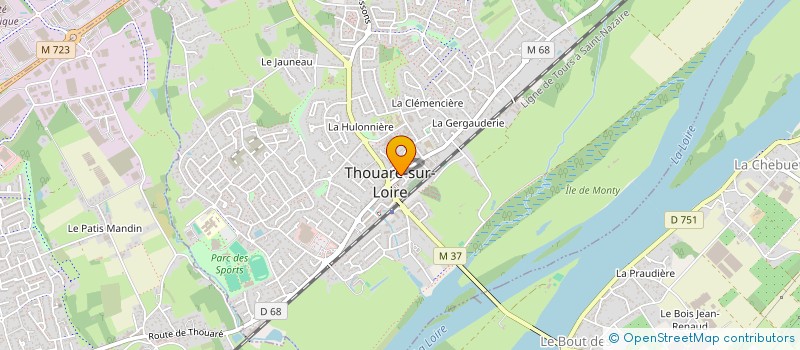 localisation de l'entreprise MADAME PAULINE RAIMBAULT à THOUARE-SUR-LOIRE