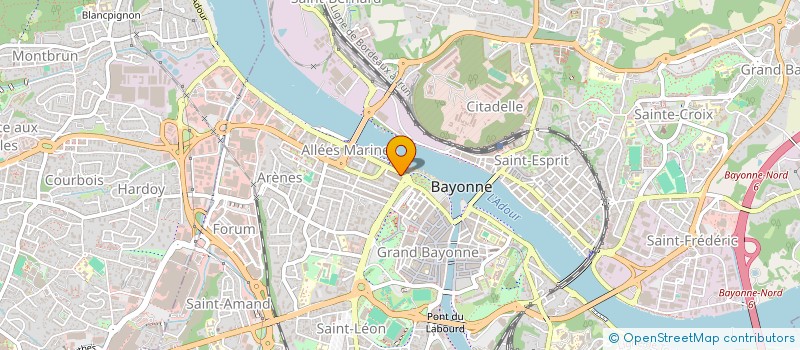 localisation de l'entreprise MADAME PAULINE RAINERI  BAYONNE