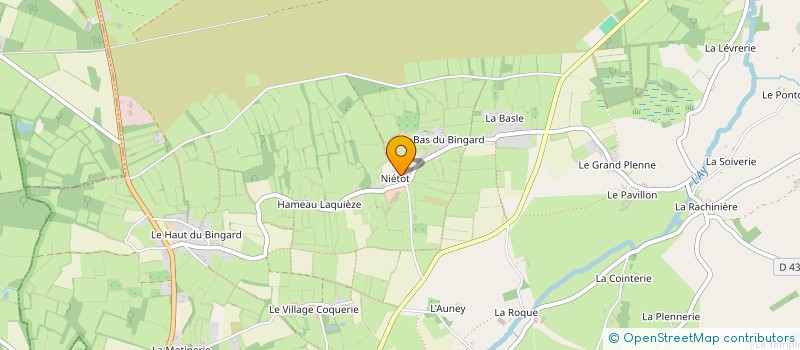 localisation de l'entreprise MADAME PAULINE RAISIN  MUNEVILLE-LE-BINGARD