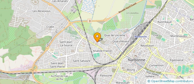 localisation de l'entreprise MADAME PAULINE RAMOS  NARBONNE