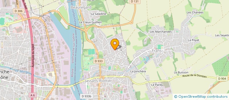 localisation de l'entreprise MADAME PAULINE RAMPON  JASSANS-RIOTTIER