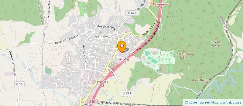 localisation de l'entreprise MADAME PAULINE RASETTO  VENELLES