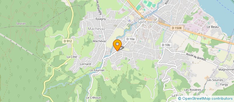 localisation de l'entreprise MADAME PAULINE RATEL  SAINT-JORIOZ