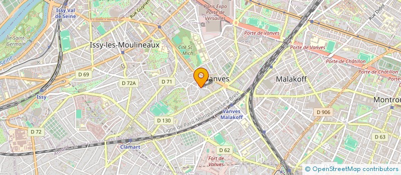 localisation de l'entreprise MADAME PAULINE RAYMOND  VANVES