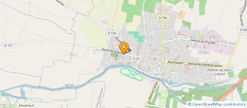 localisation de l'entreprise MADAME PAULINE RAYNAUD à JARNAC