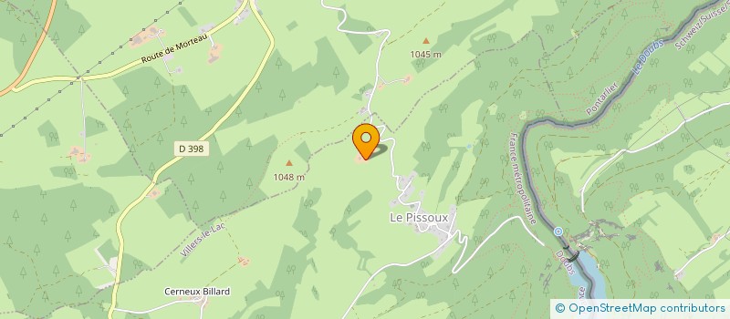 localisation de l'entreprise MADAME PAULINE REMONNAY à VILLERS-LE-LAC