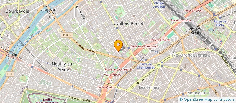 localisation de l'entreprise MADAME PAULINE REN à LEVALLOIS-PERRET