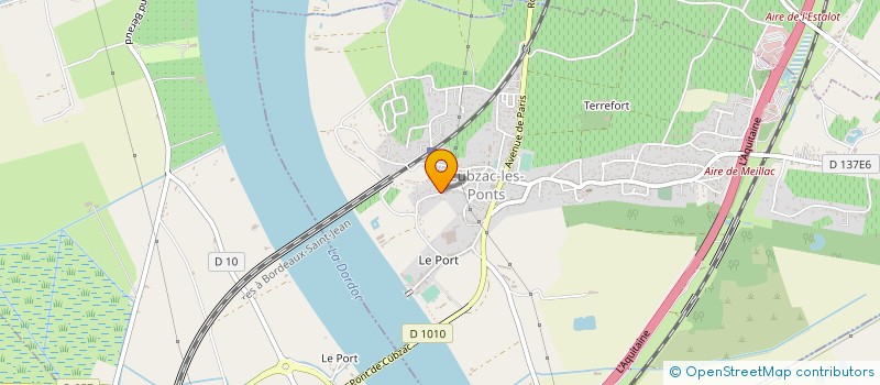 localisation de l'entreprise MADAME PAULINE RENARD à CUBZAC-LES-PONTS