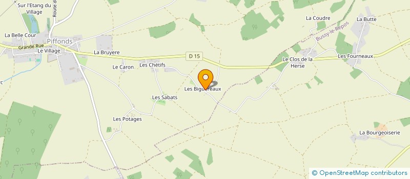 localisation de l'entreprise MADAME PAULINE RENARD  PIFFONDS