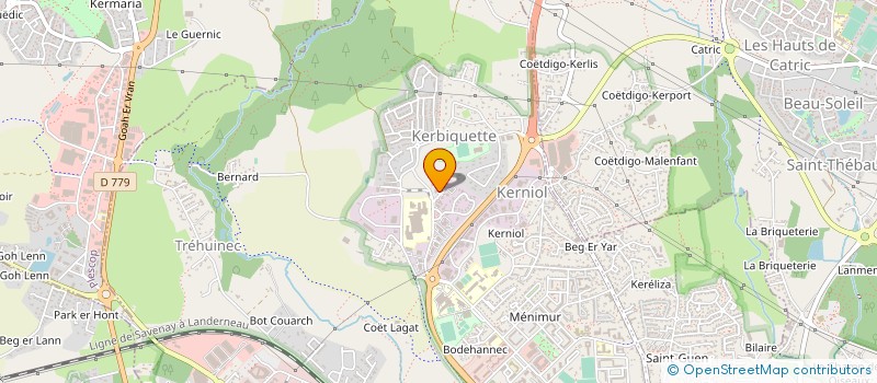 localisation de l'entreprise MADAME PAULINE RENAULT à VANNES