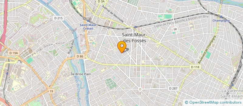 localisation de l'entreprise MADAME PAULINE REYMOND à SAINT-MAUR-DES-FOSSES