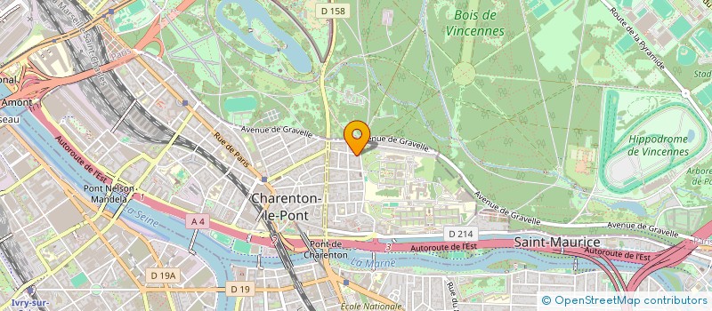 localisation de l'entreprise MADAME PAULINE RICARD à SAINT-MAURICE