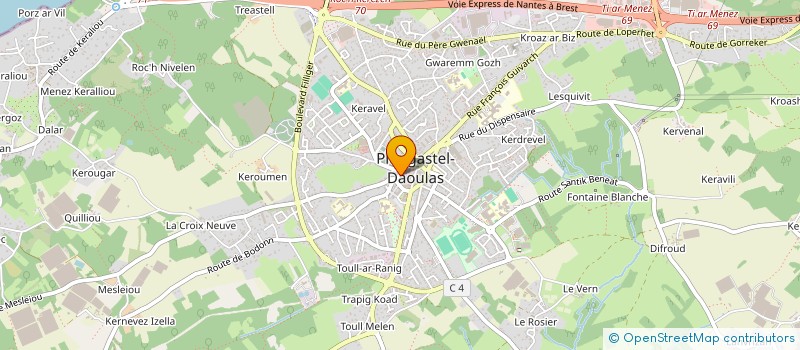 localisation de l'entreprise MADAME PAULINE RICHARD  LOPERHET