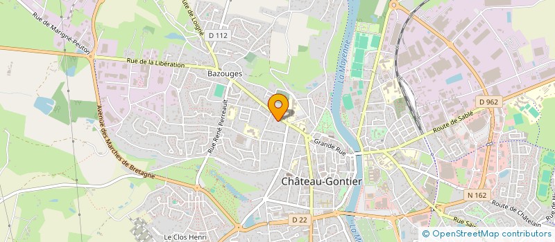 localisation de l'entreprise MADAME PAULINE RICHARD  CHATEAU-GONTIER-SUR-MAYENNE