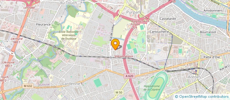 localisation de l'entreprise MADAME PAULINE RICHER  TOULOUSE
