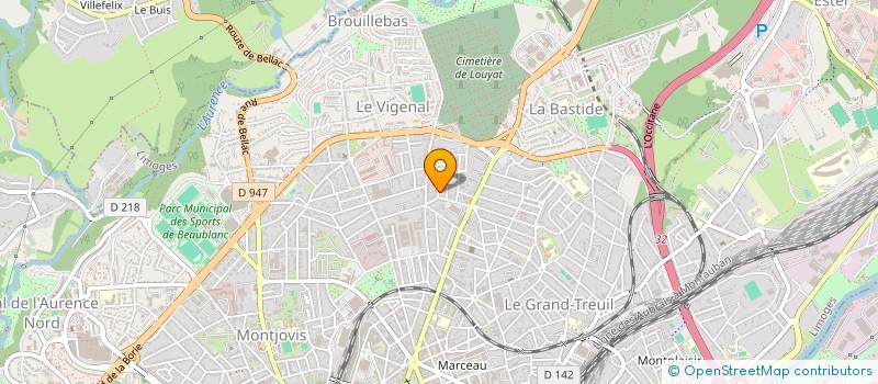 localisation de l'entreprise MADAME PAULINE RINGLER à LIMOGES