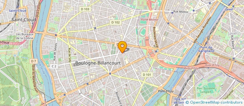 localisation de l'entreprise MADAME PAULINE ROBILLIARD à BOULOGNE-BILLANCOURT