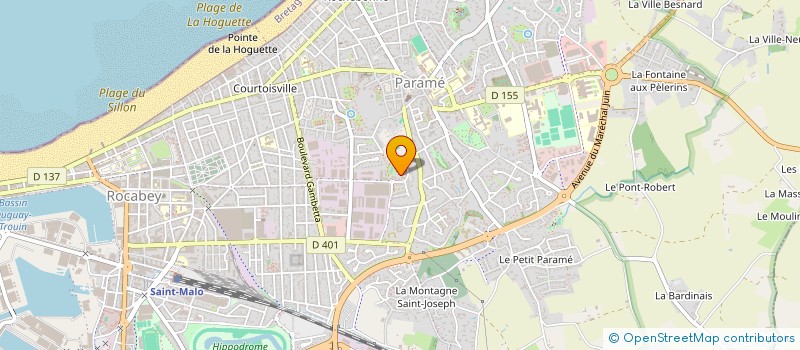 localisation de l'entreprise MADAME PAULINE ROBIN  SAINT-MALO