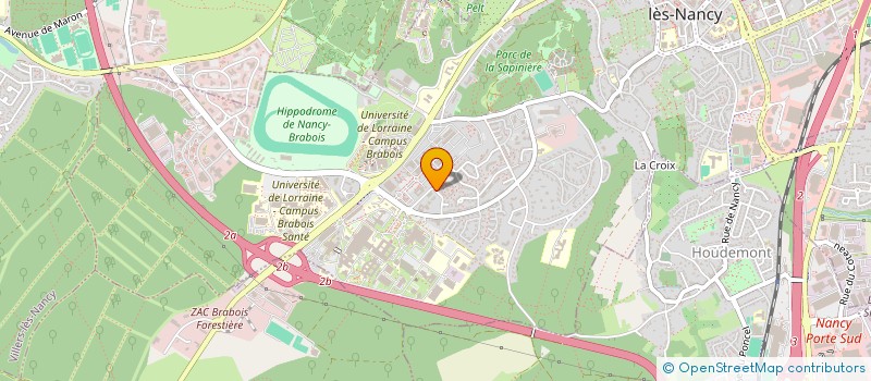 localisation de l'entreprise MADAME PAULINE ROBIN  VANDUVRE-LES-NANCY