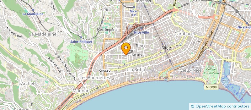 localisation de l'entreprise MADAME PAULINE ROBINET à NICE