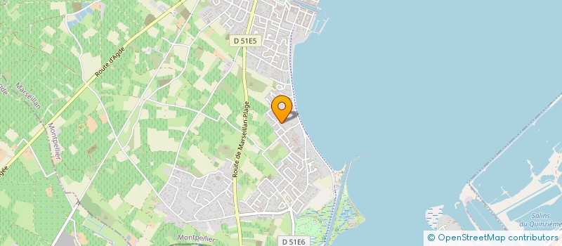 localisation de l'entreprise MADAME PAULINE ROBLES à MARSEILLAN