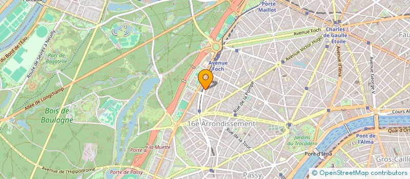 localisation de l'entreprise MADAME PAULINE ROC  PARIS