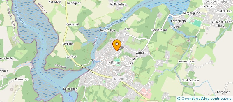 localisation de l'entreprise MADAME PAULINE ROCHARD  LE BONO