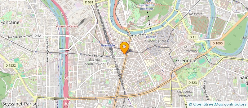 localisation de l'entreprise MADAME PAULINE ROCHETTE à GRENOBLE