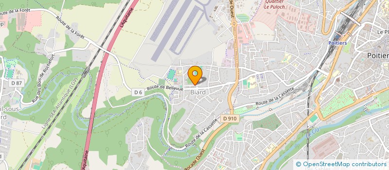 localisation de l'entreprise MADAME PAULINE RODIER  POITIERS