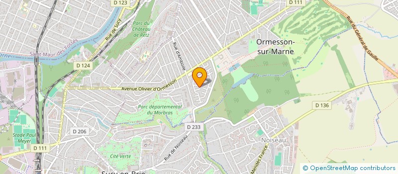 localisation de l'entreprise MADAME PAULINE RODRIGUES à ORMESSON-SUR-MARNE